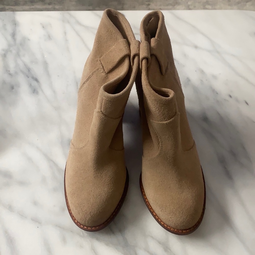 Splendid | Lakota Suede Tan Booties Size 6.5 - Picture 2 of 7